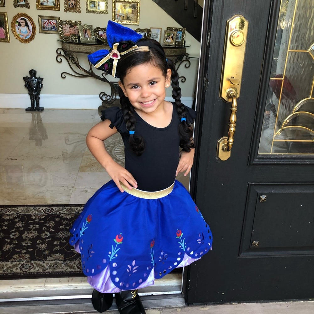 Girls Frozen Anna Skirt size S